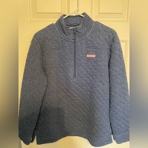 Vineyard Vines Quilted Quarter Zip, Size Large 🐳
